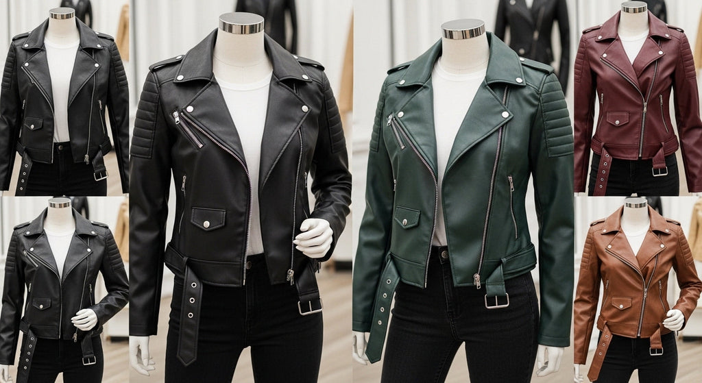 Premium Faux Leather Biker Jackets for Women – Bold & Timeless