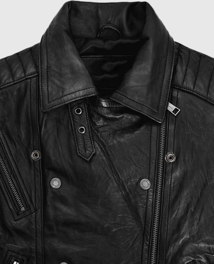 Keira Knightley Domino Leather Jacket