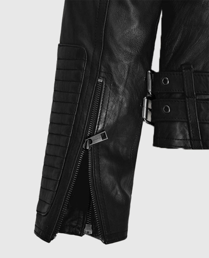 Keira Knightley Domino Leather Jacket
