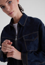 Nika Lambskin Suede Jackets