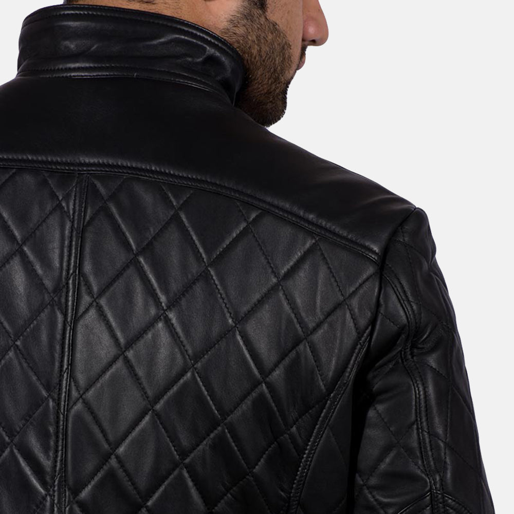 Equilibrium Black Leather Jacket - Kualited