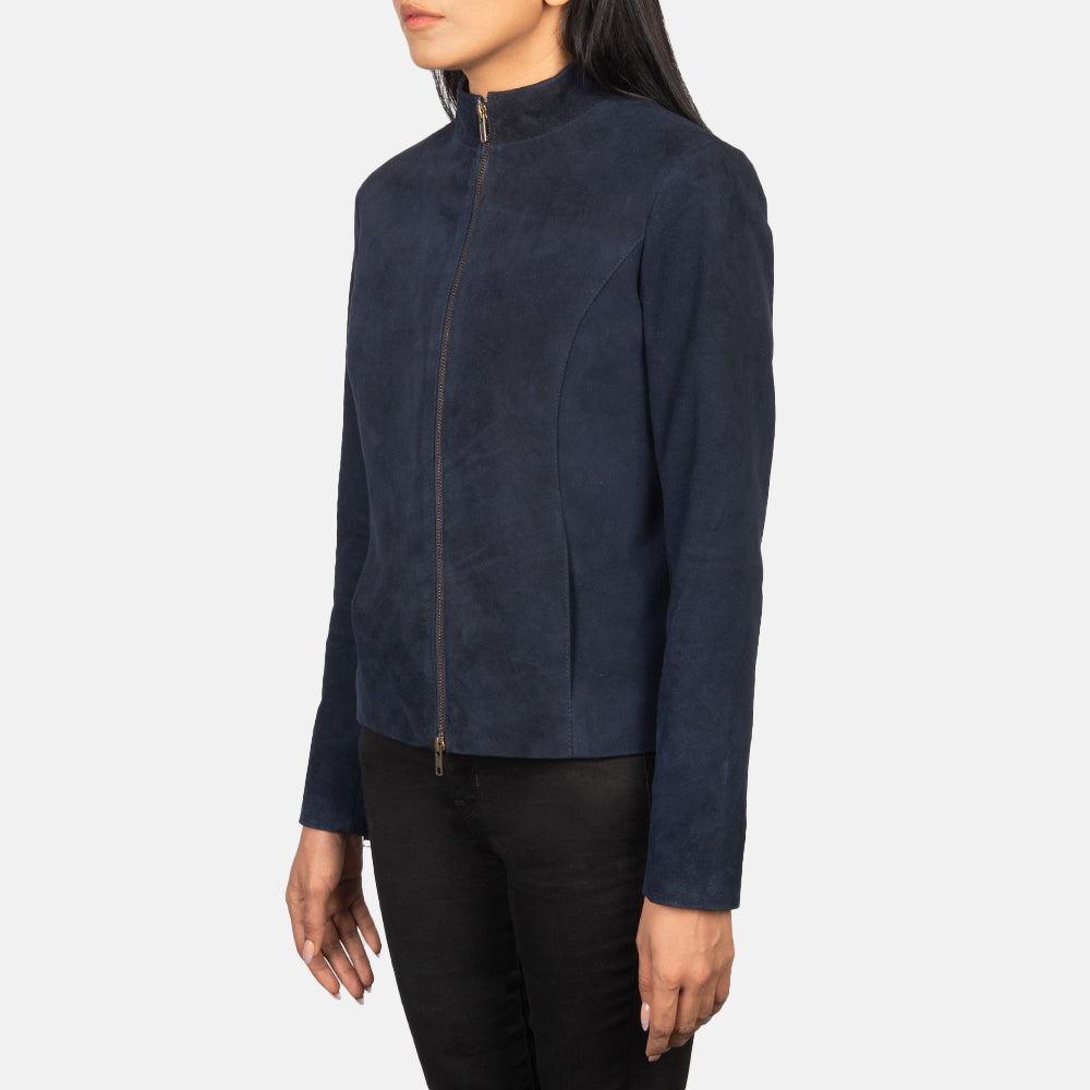 Rumella Blue Suede Jacket