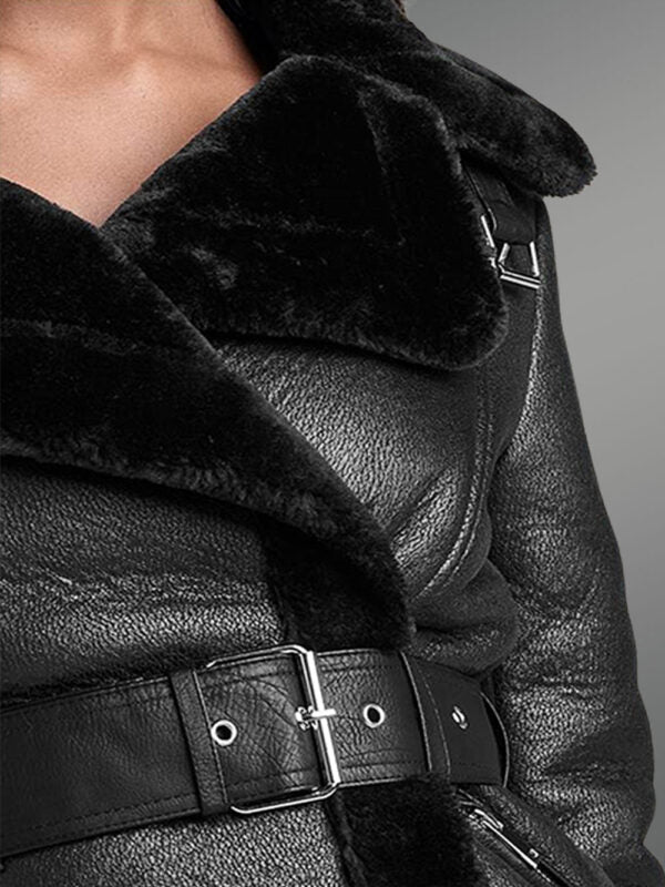 Waist Length Shearling Jacket