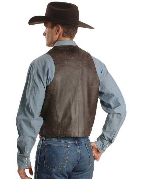 MEN'S WHIPSTITCH LAMB LEATHER VEST