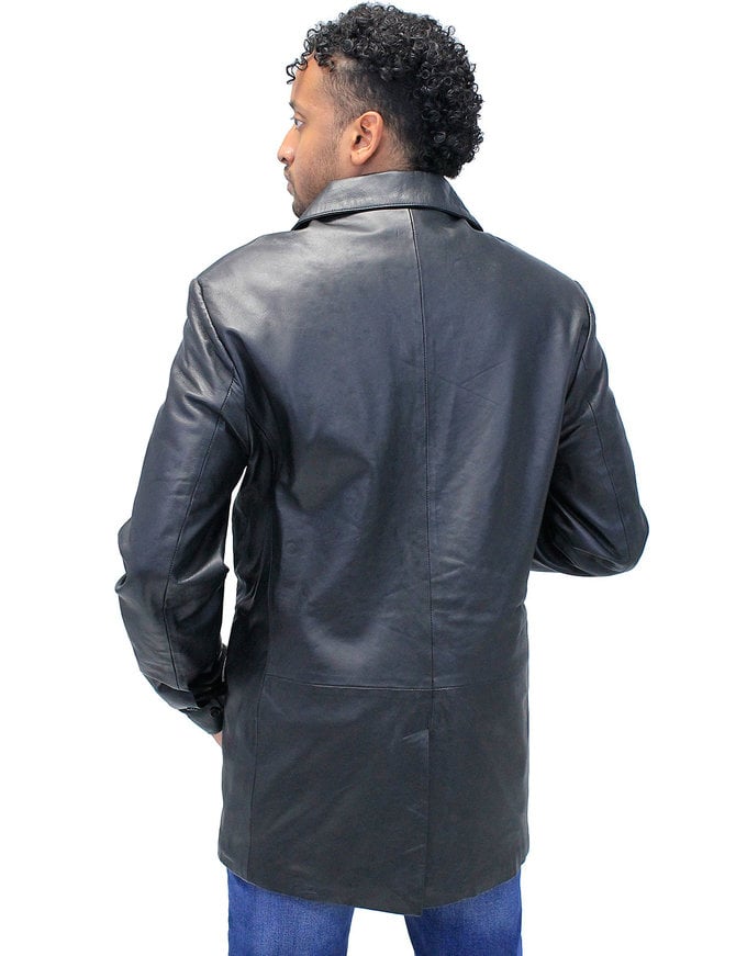 TALL Men's Lambskin Leather Blazer