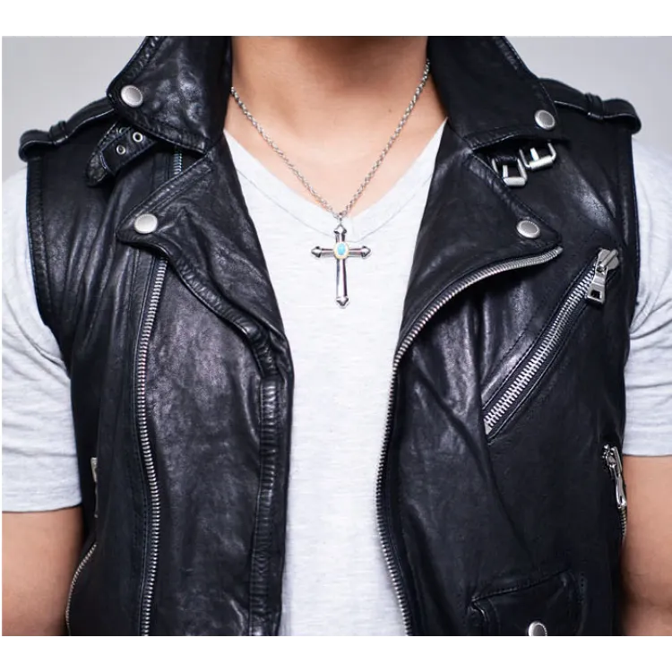 Mens Soft Lambskin Short Leather Vest