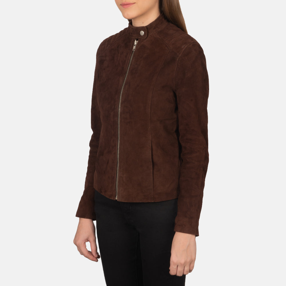 Kelsee Mocha Suede Jacket