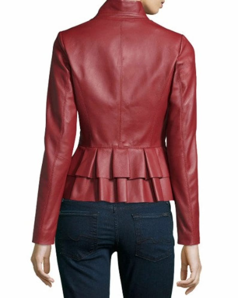 Genuine Lambskin Leather Blazer