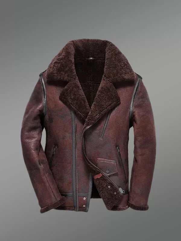 Men’s Authentic Shearling Jacket Flawlessly Designed