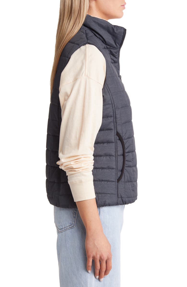 Water Repellent Faux Shearling Lined Vest