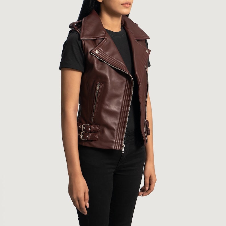 Leather Vest for women