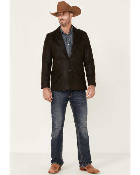 SCULLY LAMB LEATHER BLAZER - REGULAR