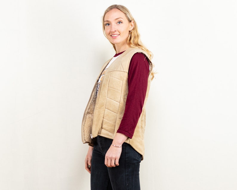 Shearling Vest vintage women