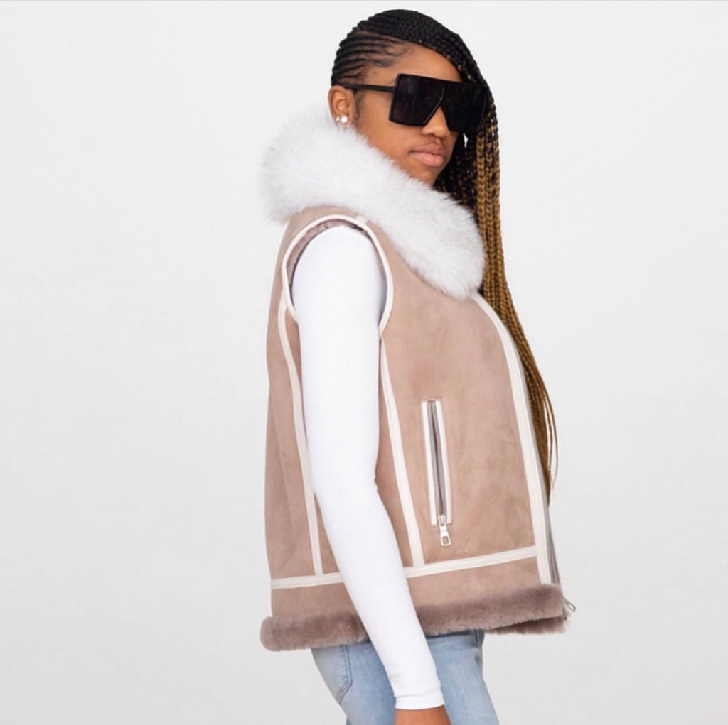 Women's Shearling Vest