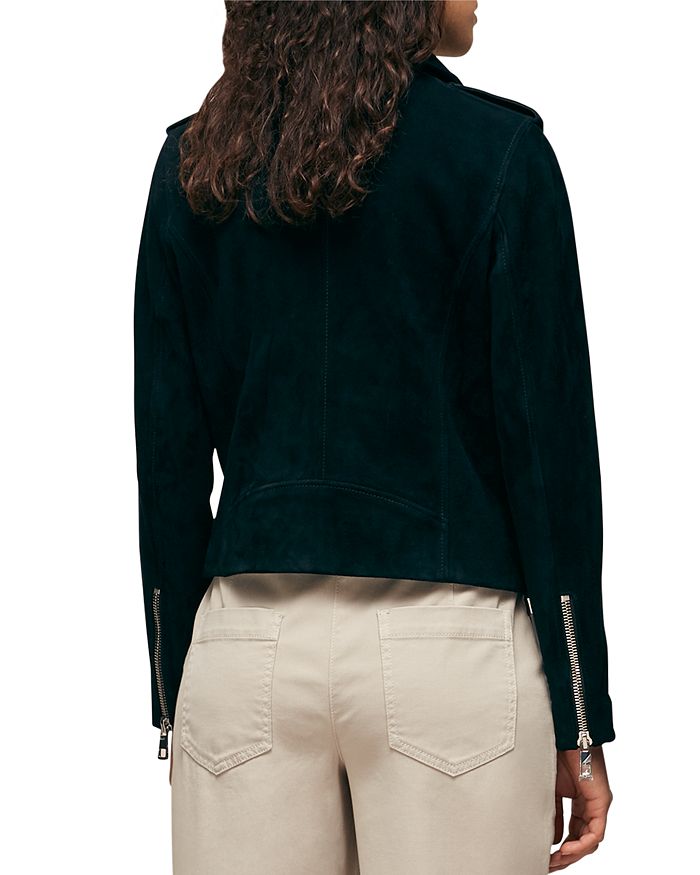 Isabella Faux Suede Biker Jacket