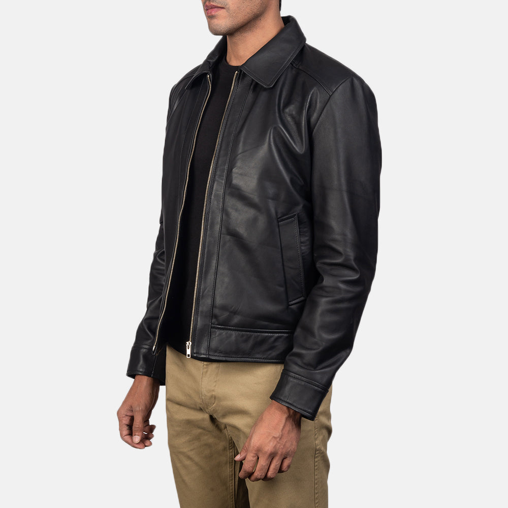 Inferno Black Leather Jacket