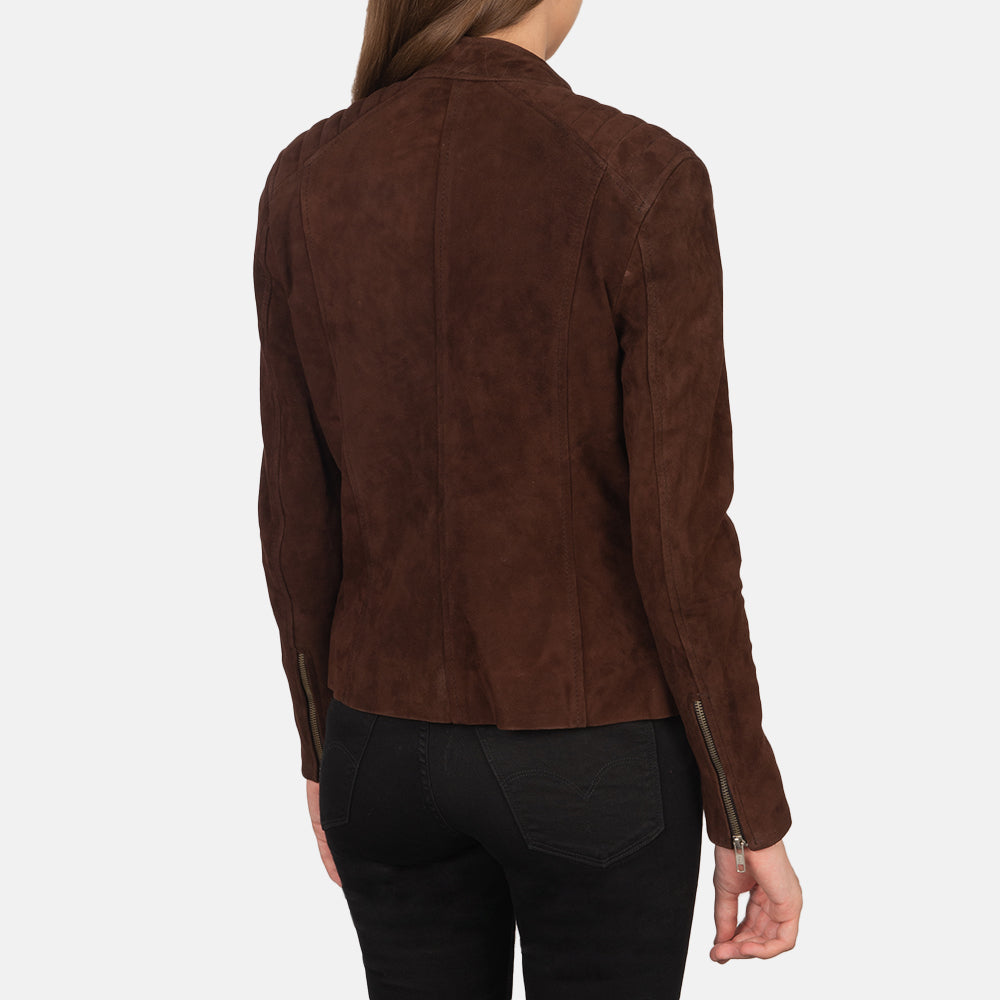 Kelsee Mocha Suede Jacket