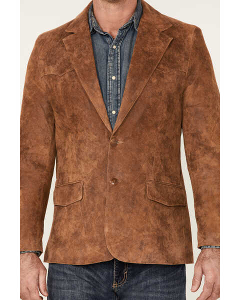 MEN'S LEATHER BLAZER