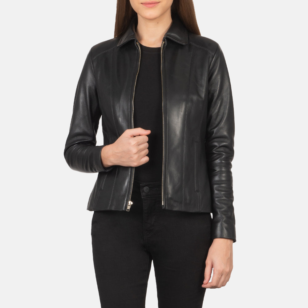 Colette Black Leather Jacket