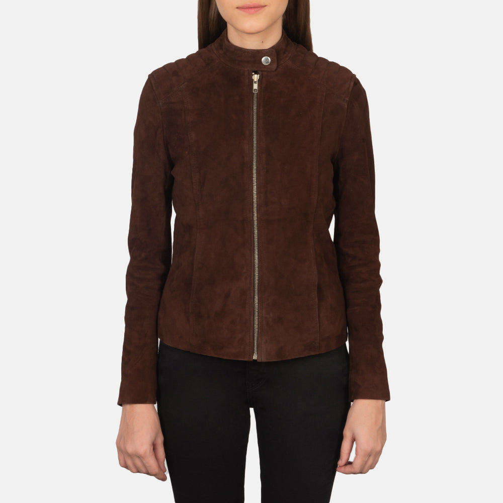 Kelsee Mocha Suede Jacket