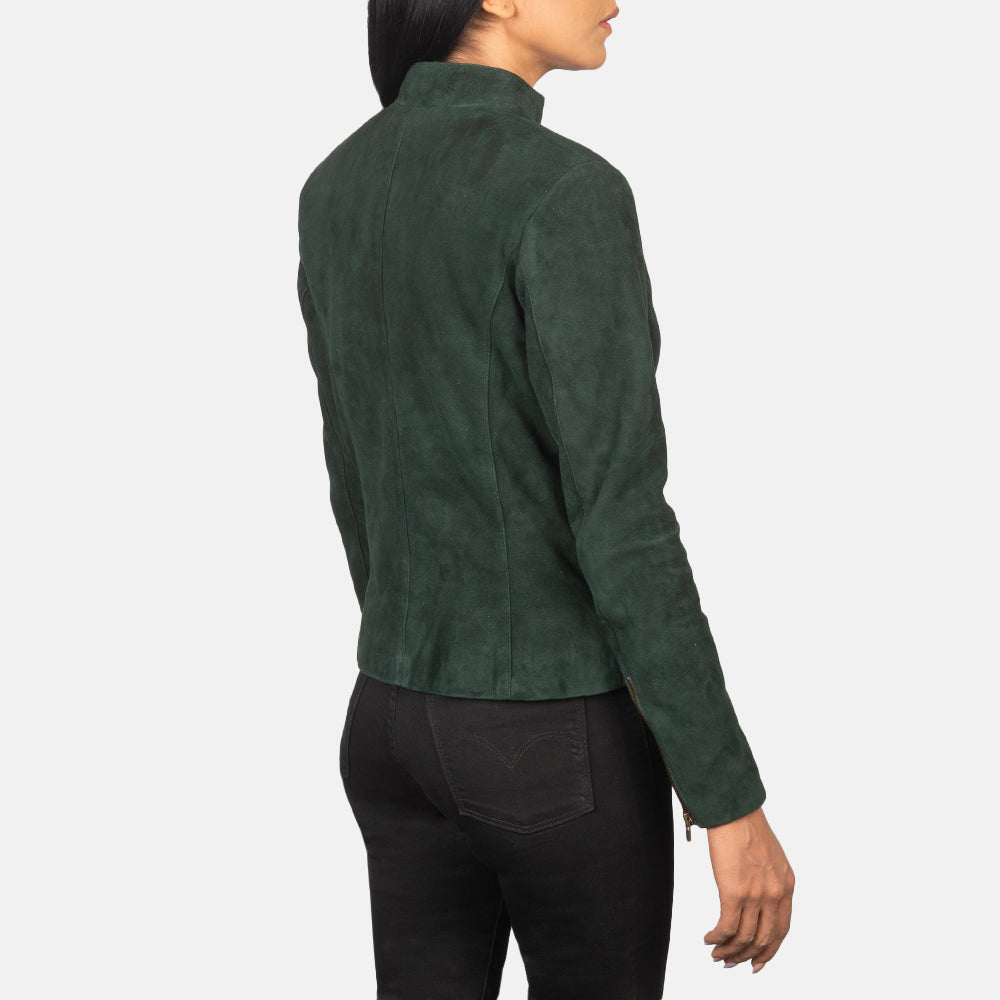 Rumella Green Suede Jacket