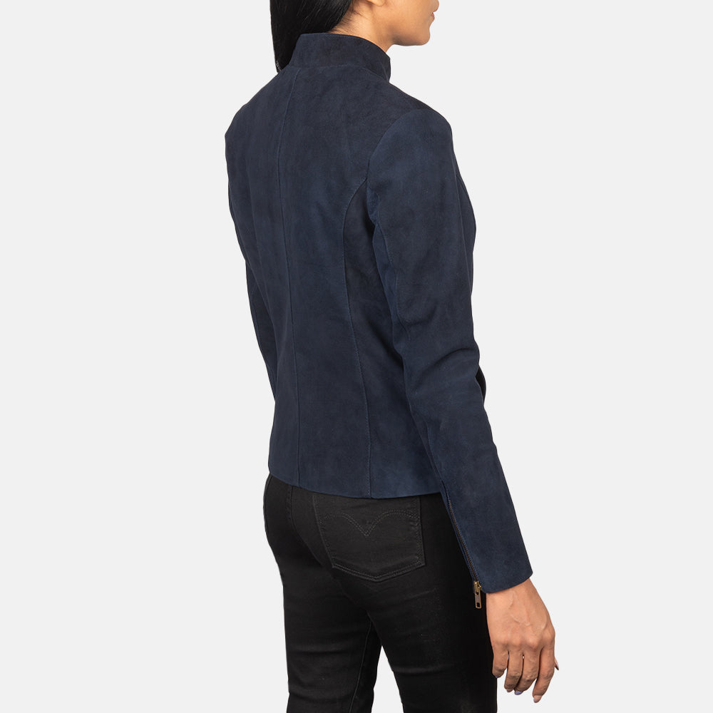 Rumella Blue Suede Jacket