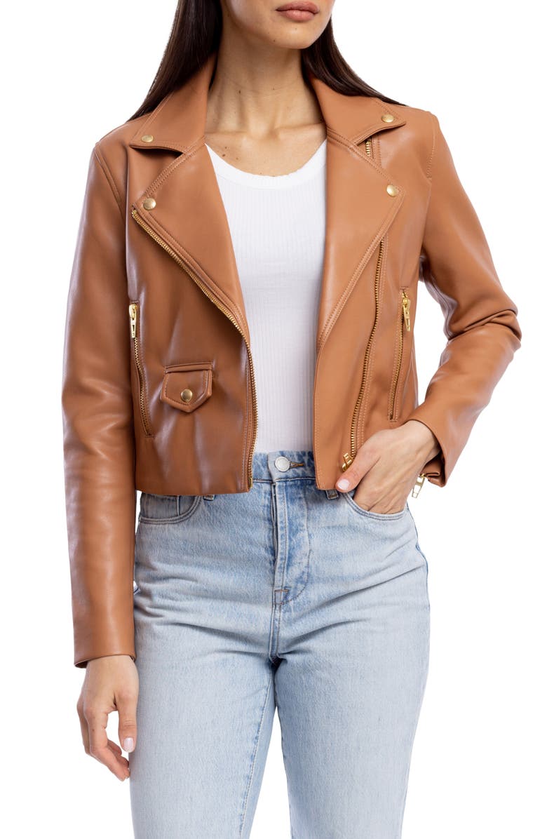 Real Genuine Leather Moto Jacket