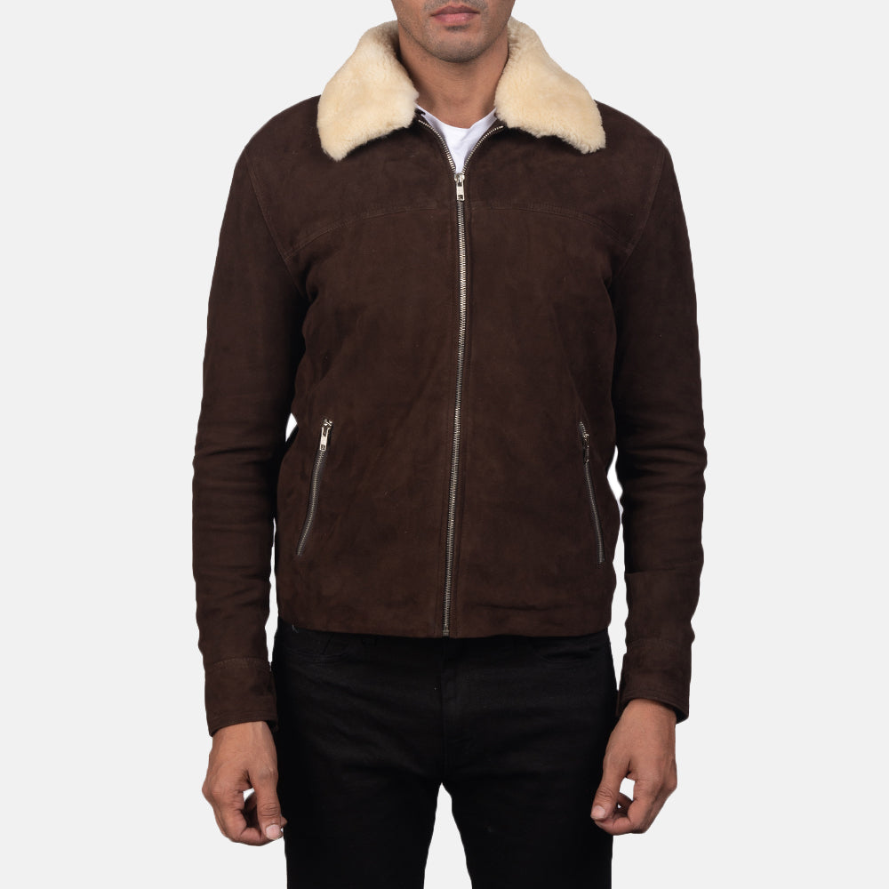 Coffner Brown Shearling Fur Jacket