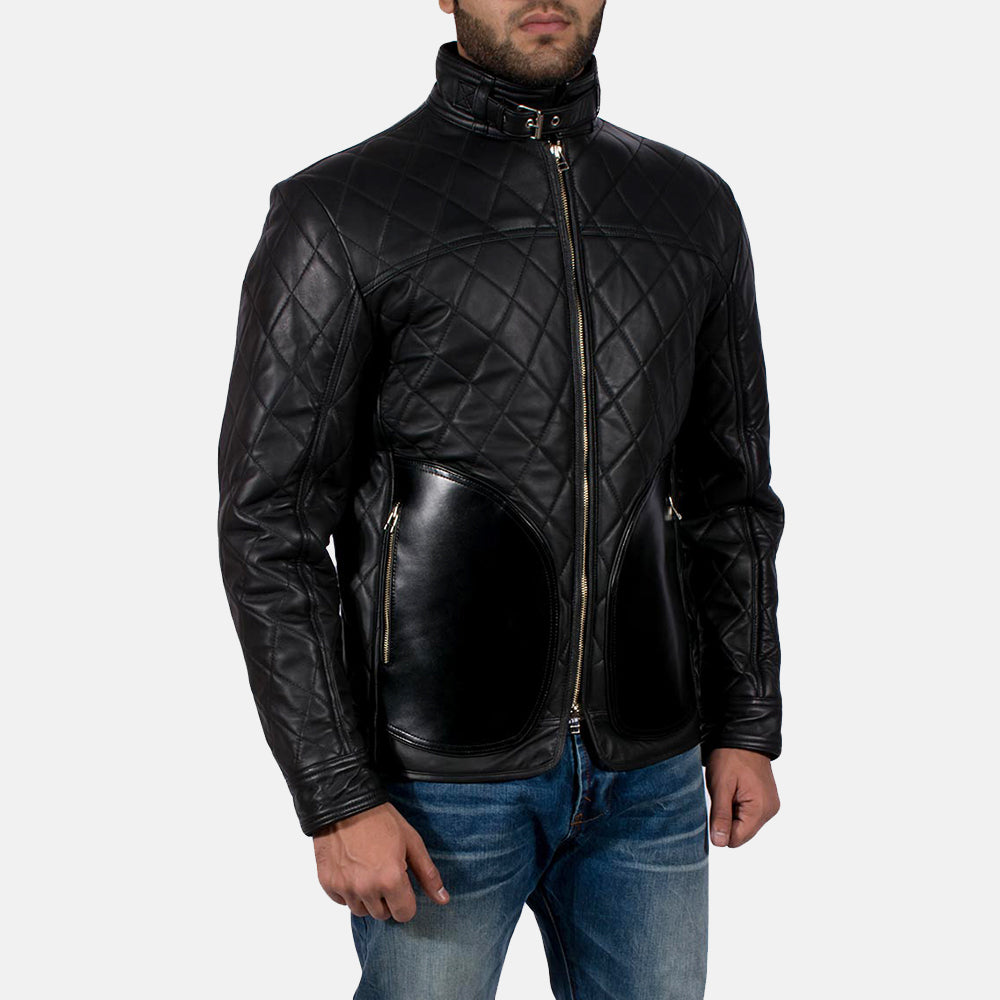 Equilibrium Black Leather Jacket - Kualited