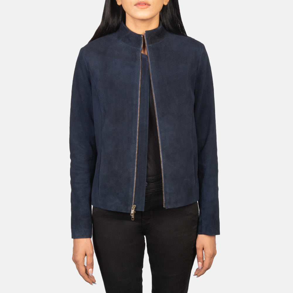 Rumella Blue Suede Jacket