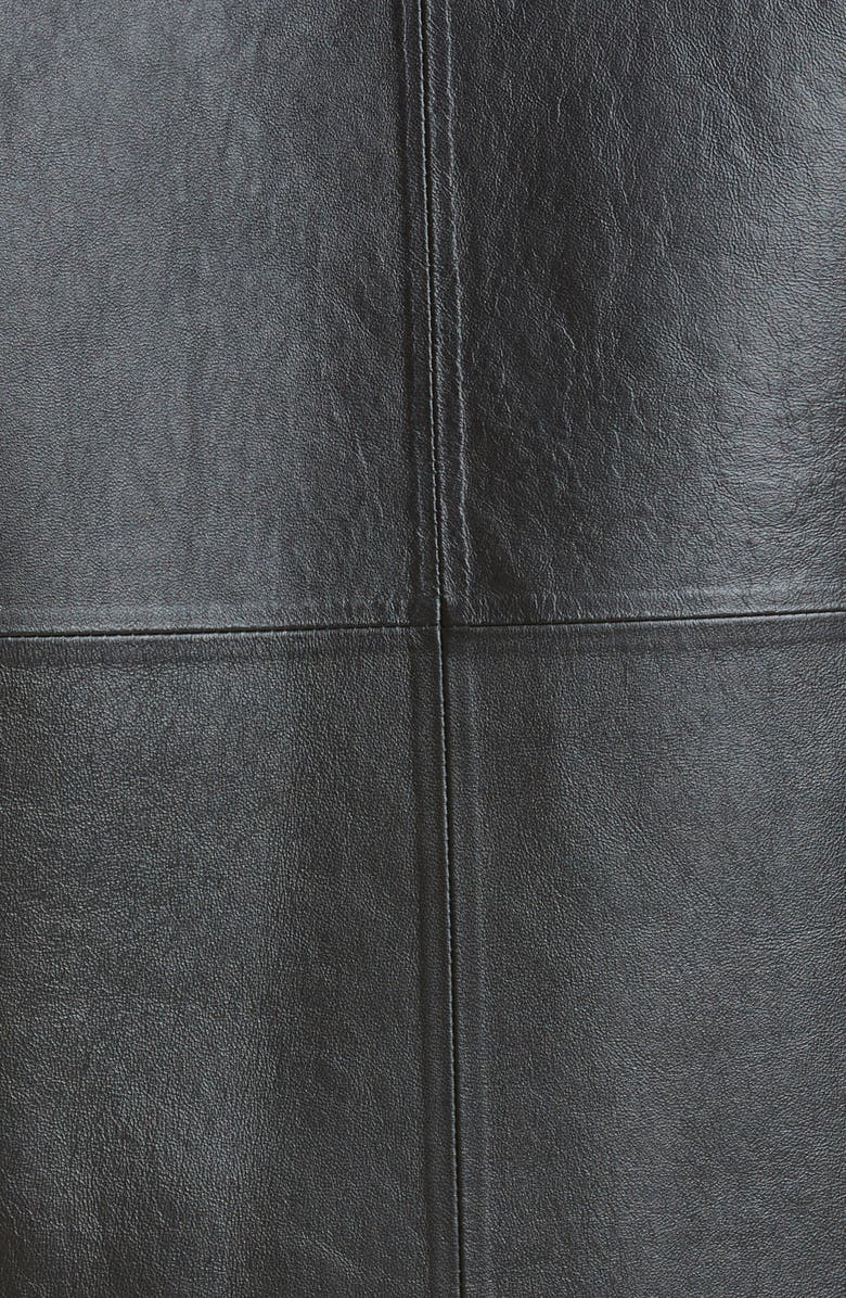 Fonte Hooded Leather Coat with Alpaca & Wool Lining