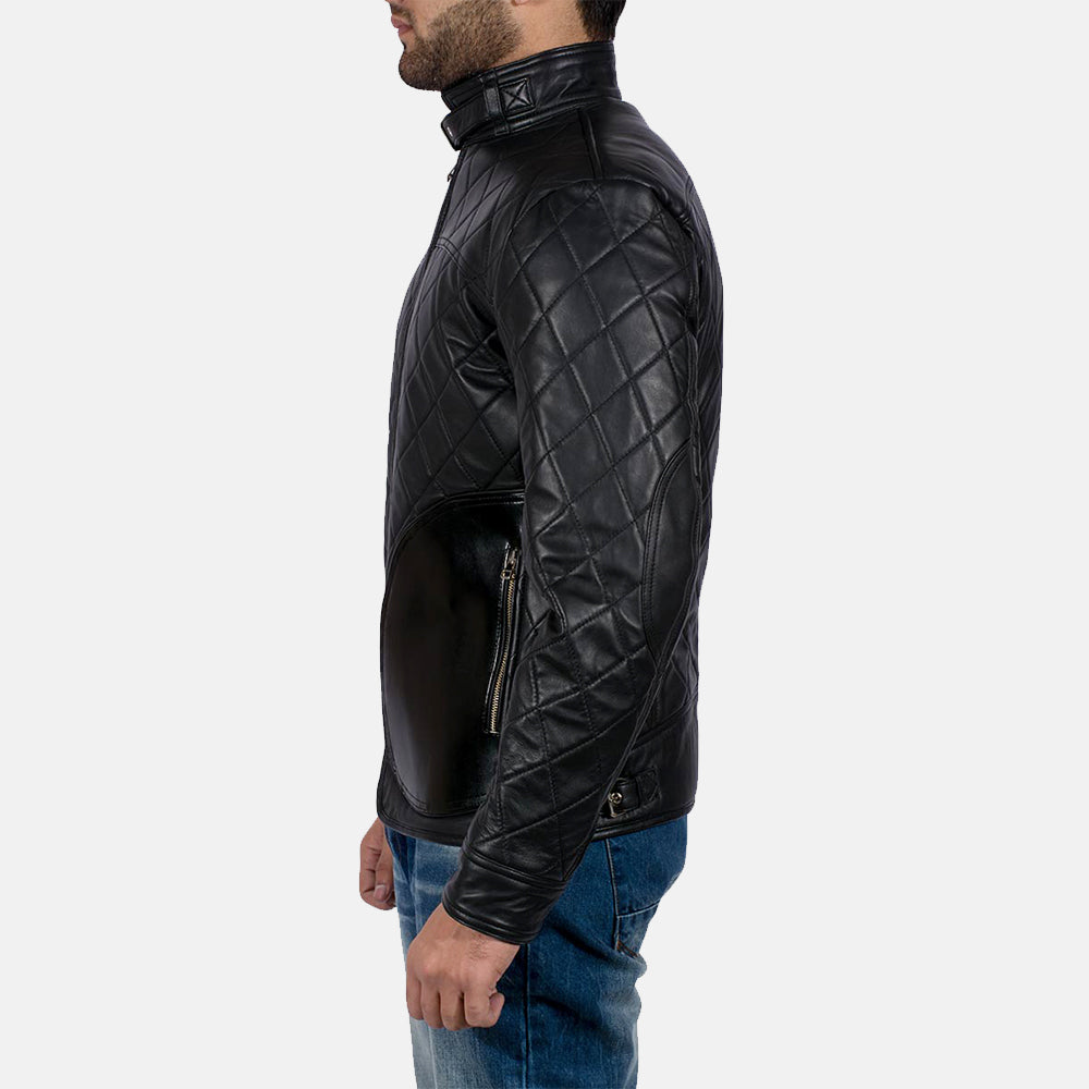 Equilibrium Black Leather Jacket - Kualited