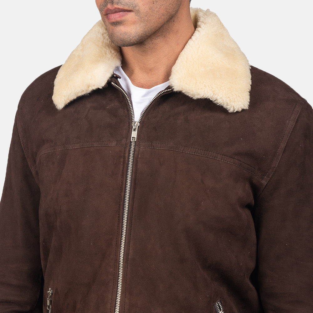 Coffner Brown Shearling Fur Jacket