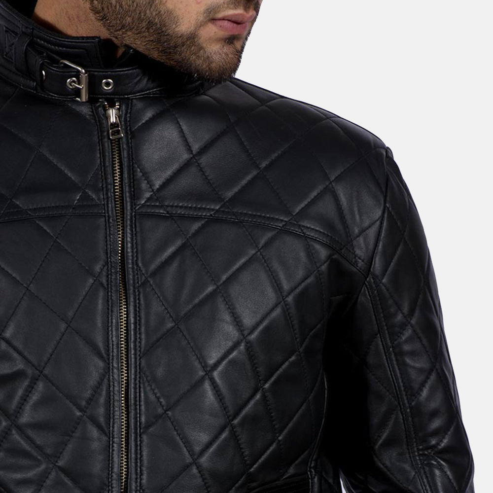 Equilibrium Black Leather Jacket - Kualited