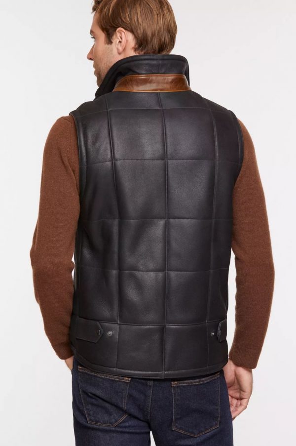 Go Forth Black Shearling Sheepskin Vest