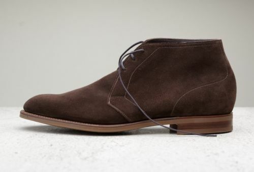 Men Handmade Boots Brown Suede Chukka Ankle Formal Wear Casual Dress Shoes