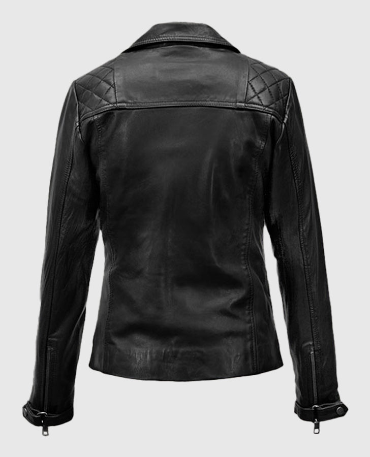 Lucifer S05 Chloe Decker Black Leather Jacket