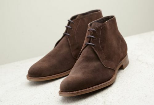 Men Handmade Boots Brown Suede Chukka Ankle Formal Wear Casual Dress Shoes