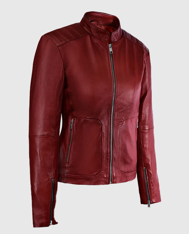 Kaya Scodelario Resident Evil Leather Jacket