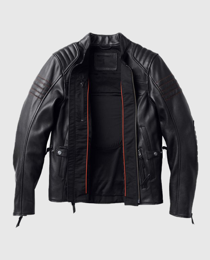 Women's Harley Davidson Heather Avenue Leather Riding Jacket