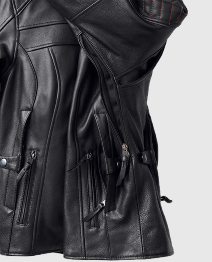 Women's Harley Davidson Heather Avenue Leather Riding Jacket