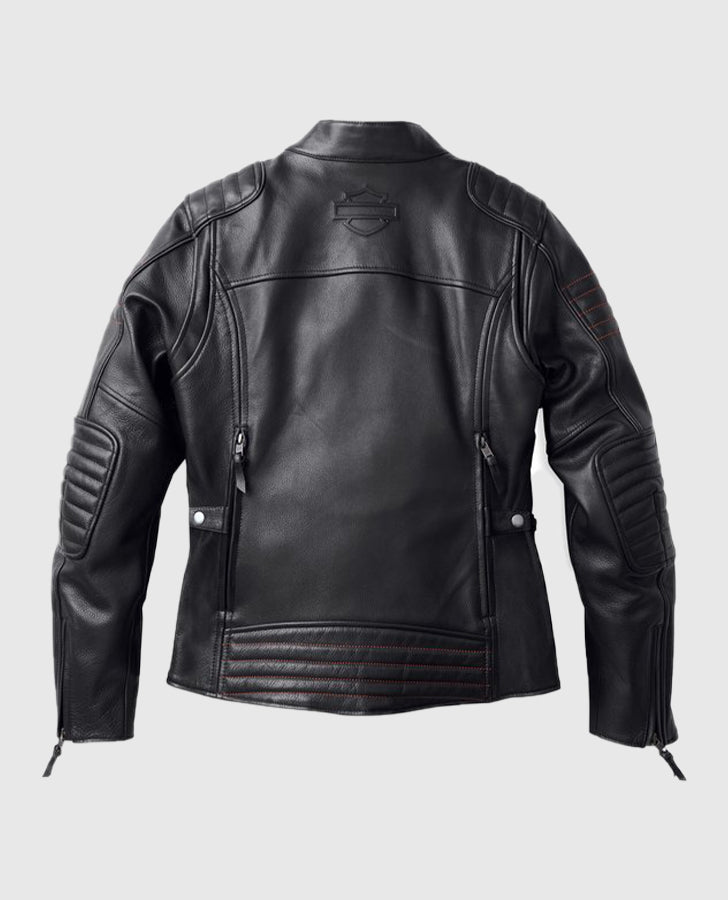 Women's Harley Davidson Heather Avenue Leather Riding Jacket