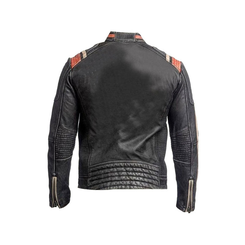 Mens Vintage Motorcycle Leather Jacket