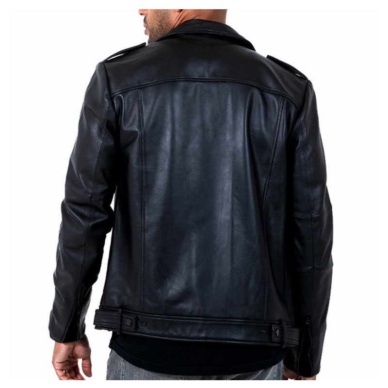 Mens Phantom Leather Moto Jacket