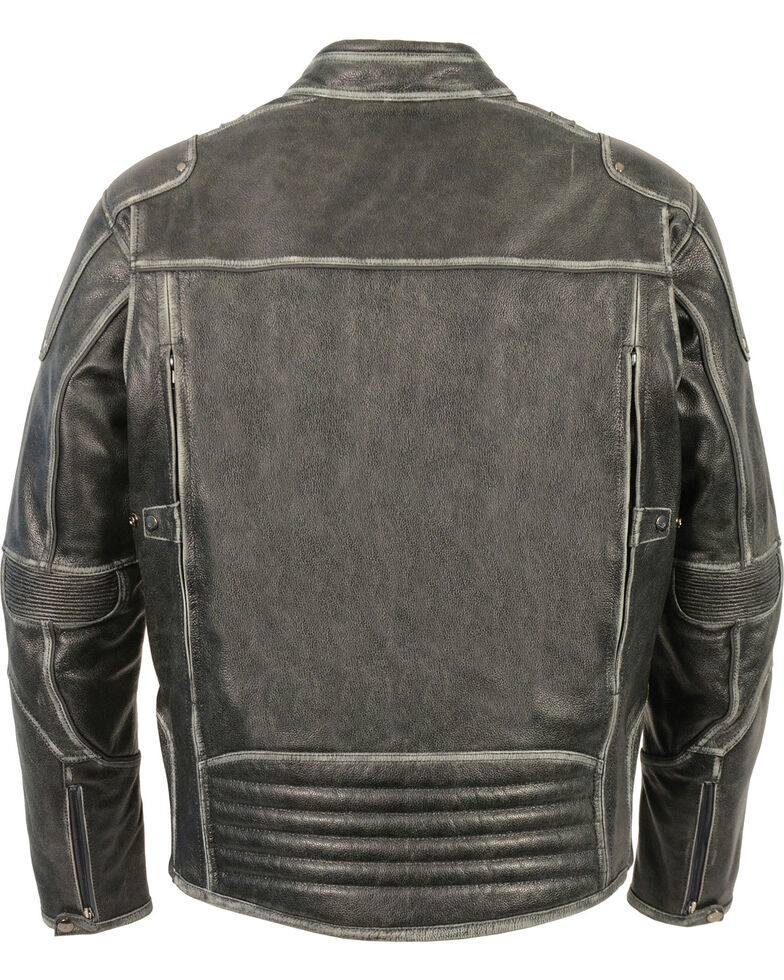 Men's Vintage Distressed Triple Vented Jacket