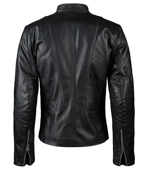 Men's Black Biker Leather Jacket