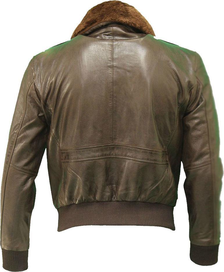 American Style A2 Flying Pilot Leather Bomber Jacket