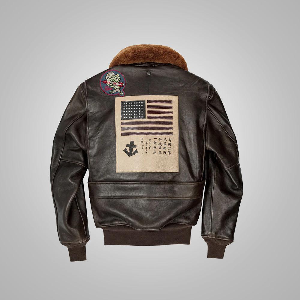 Men's Maverick G-1 Flight Bomber Jacket - Top Gun Inspired Style