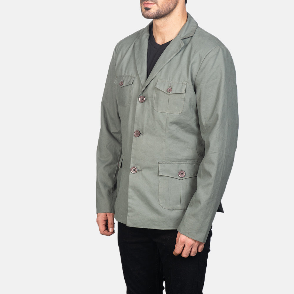 Kajetan Grey Safari Jacket