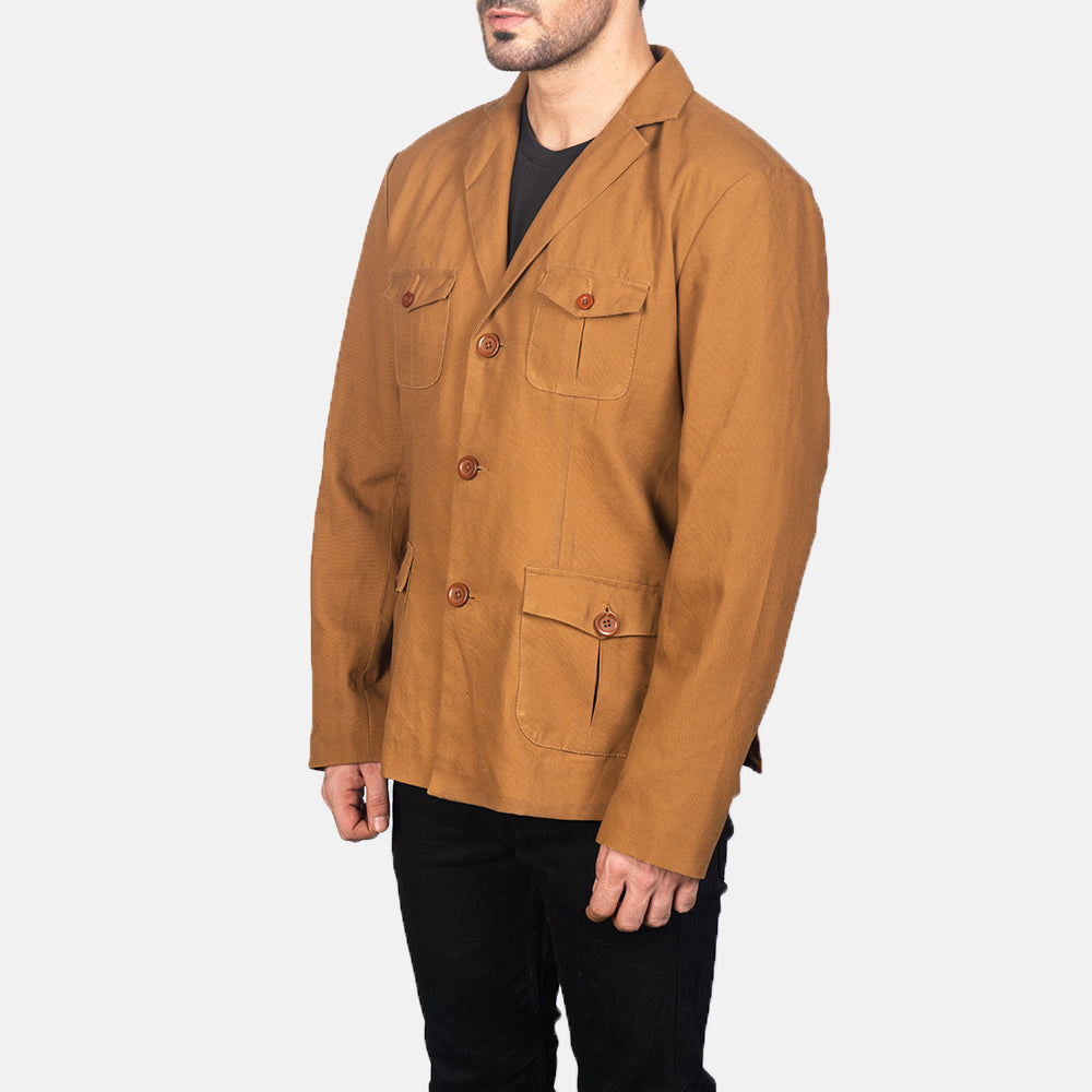 Kajetan Khaki Safari Jacket